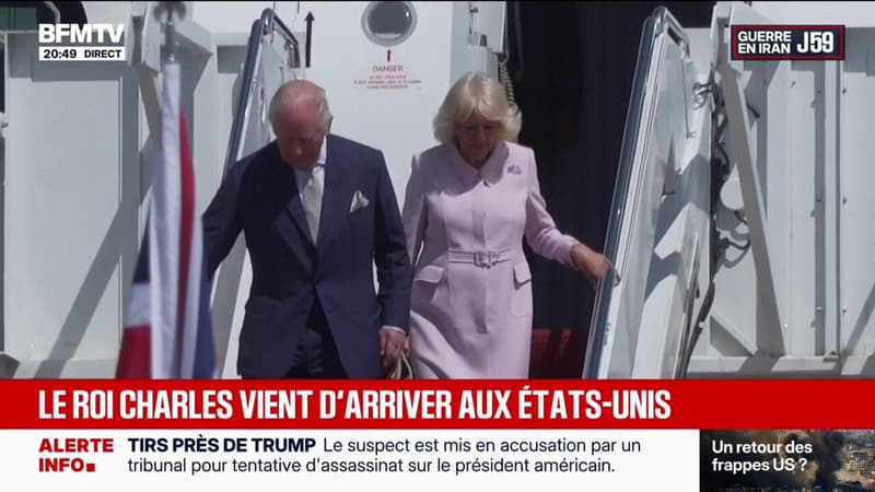 Le roi Charles III est arrivé sur le sol américain pour une visite d'État