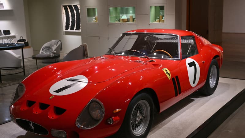 Une Ferrari 250 GTO de 1962, vendue le 13 novembre 2023 aux enchères pour plus de 50 millions de dollars