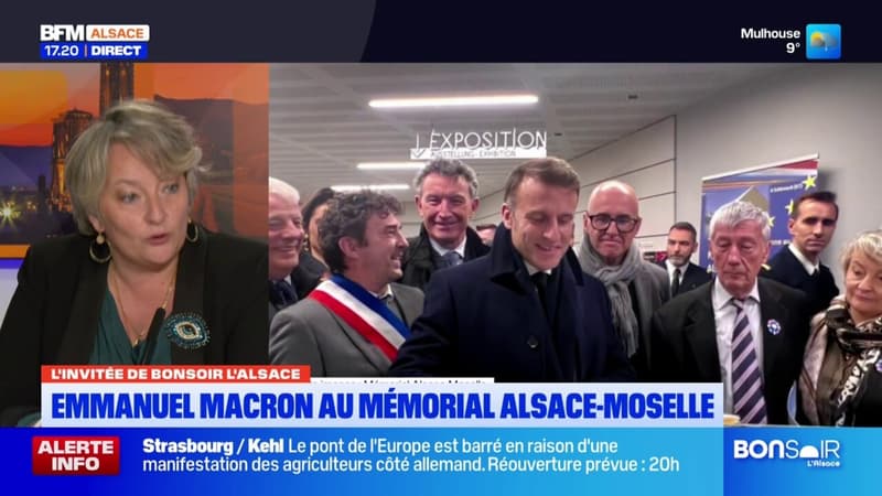 Schirmeck: Emmanuel Macron a visité le Musée mémorial d'Alsace-Moselle 