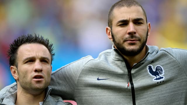 Mathieu Valbuena et Karim Benzema