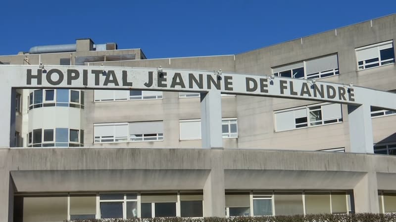 L'hôpital Jeanne de Flandre à Lille.