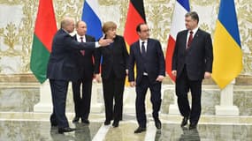 Le "format Normandie", ici en février 2015 à Minsk.