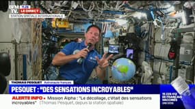 "Il y en a 5 qui campent": Thomas Pesquet raconte la vie à 11 à bord de l'ISS