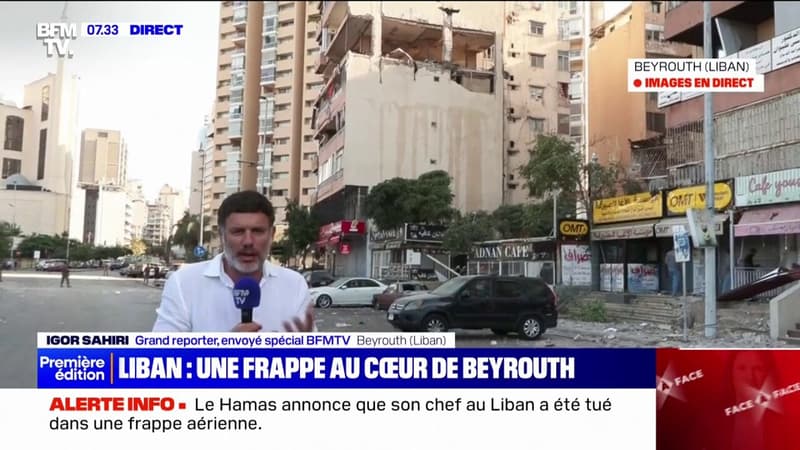 Liban: première frappe israélienne au coeur de Beyrouth depuis le 7 octobre