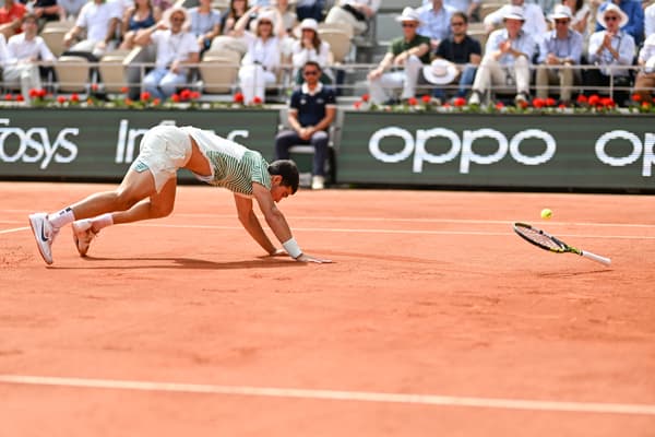 Carlos Alcaraz à Roland-Garros, le 9 juin 2023.