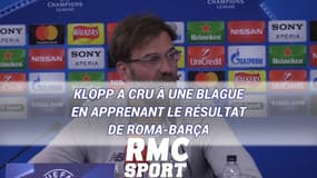 Ligue des champions : Klopp a cru à une blague en apprenant le résultat de Roma-Barça