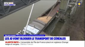 Île-de-France: les JO vont bloquer le transport fluvial de céréales