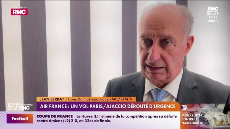 Air France : un vol Paris / Ajaccio dérouté d'urgence