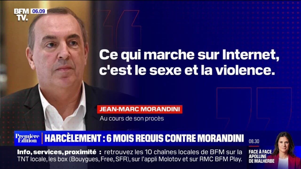 Harcèlement six mois de prison avec sursis requis contre Jean Marc Morandini