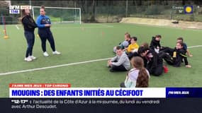 J'aime mes Jeux: les enfants initiés au cécifoot à Mougins