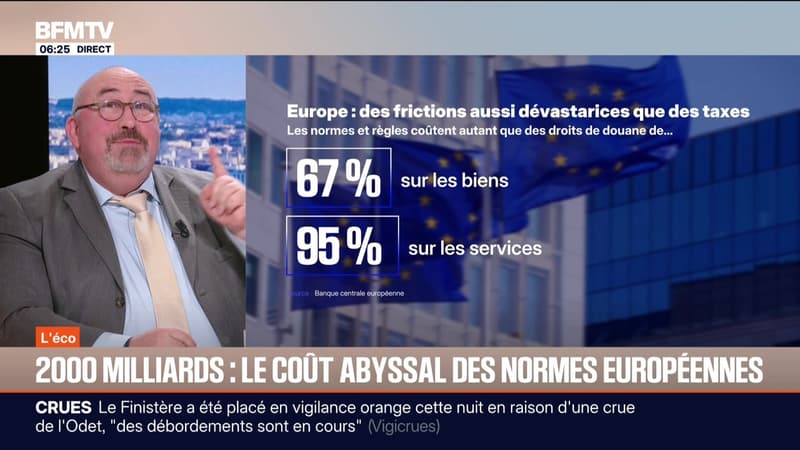 BFM Conso : 2 000 milliards, le coût abyssal des normes européennes - 16/01