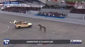 14 juillet: l'armée présente son micro-drone et ses fusils anti-drones