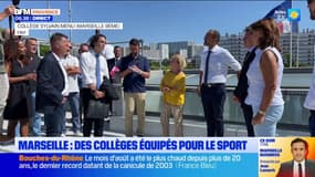 Projet "design actif": un collège de Marseille équipé par le département pour des activités sportives