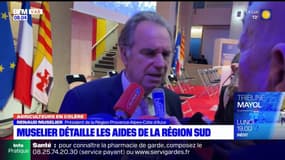 Colère des agriculteurs: Renaud Muselier a rappelé l'engagement de la région auprès des filières agricoles