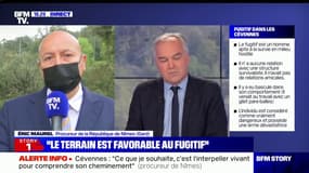 Fugitif dans les Cévennes: pour le procureur, "rien en l'état ne permet de dire qu'il est ou pas en vie"