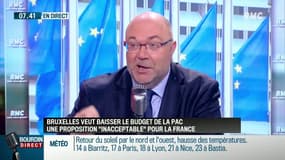 Coupes dans le budget de la PAC: "C'est une ponction aveugle et drastique", dénonce le ministre de l'Agriculture