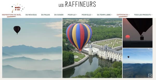 Un voyage en ballon, expérience proposée par le site Les Raffineurs.
