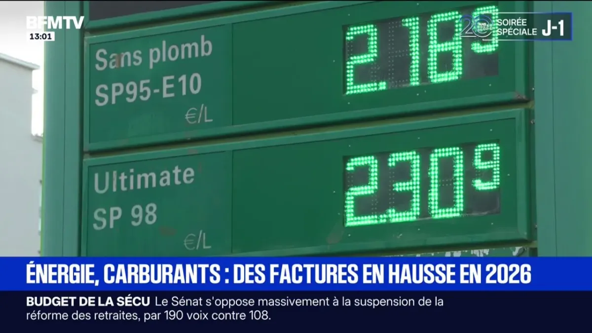 nergie Carburants Une Hausse Sur Les Factures Pr vue Pour 2026 nergie Carburants Une Hausse Sur Les Factures Pr vue Pour 2026