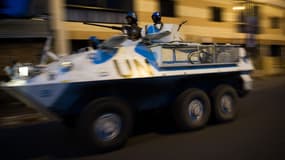 Les forces de l'ONU à Kinshasa, la capitale de la République démocratique du Congo