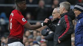 Paul Pogba et Ole Gunnar Solskjaer