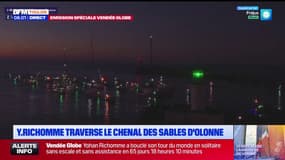 Vendée Globe 2024: Yoann Richomme remonte le chenal des Sables-d'Olonne