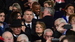 Patrice Evra et Sir Alex Ferguson