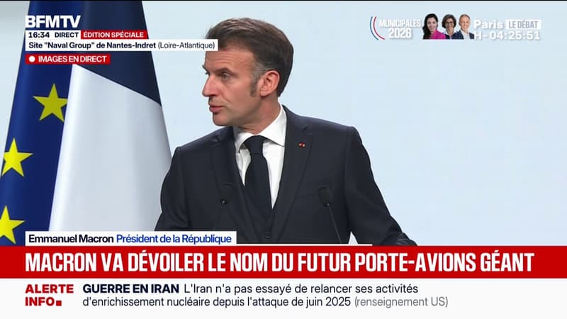 "Nos océans sont les nouveaux lieux de la conflictualité contemporaine" affirme Emmanuel Macron