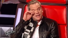 Garou ému aux larmes durant The Voice