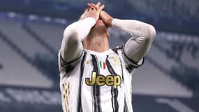 Cristiano Ronaldo lors de l'élimination de la Juventus Turin par Porto en Ligue des champions