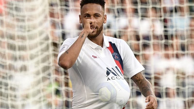 La joie de Neymar