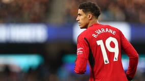 Raphaël Varane avec Manchester United, le 3 mars 2024