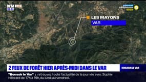 Var: deux feux de forêt lundi après-midi dans le département