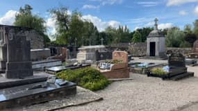 Le cimetière d'Isques le 17 septembre 2024.