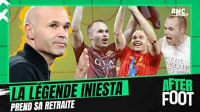 Iniesta prend sa retraite, "le meilleur joueur espagnol de l'histoire" selon Hermel 