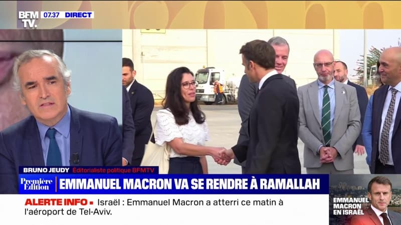 Emmanuel Macron va rencontrer Mahmoud Abbas à Ramallah, en Cisjordanie