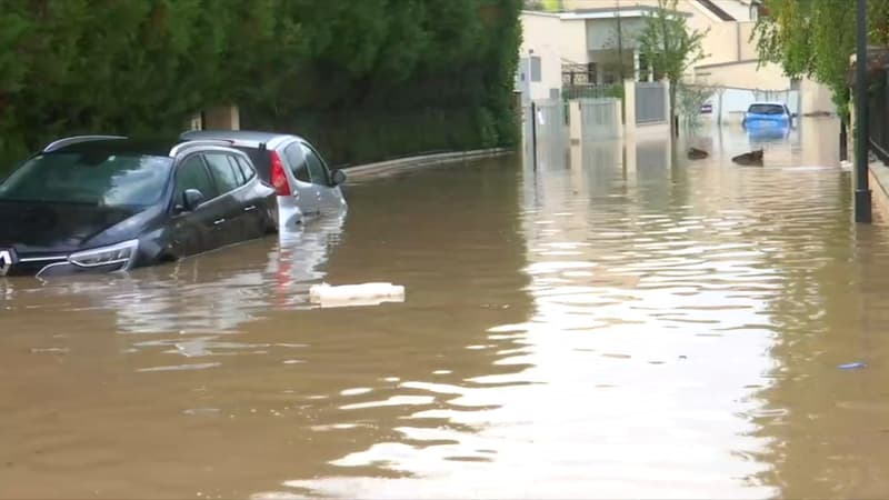 Dépression Kirk: Saint-Rémy-Lès-Chevreuse en partie inondée, le pic de crue pas encore atteint