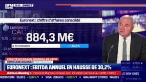 Stéphane Boujnah (Euronext) : Ebitda annuel en hausse de 30,2% pour Euronext - 10/02