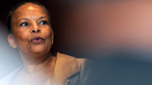 Christiane Taubira le 31 août 2012 à Bordeaux. Lors de sa première sortie en tant que ministre, un détenu avait pris la fuite.