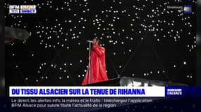 Du tissu alsacien sur la tenue de Rihanna lors de la finale du Super Bowl