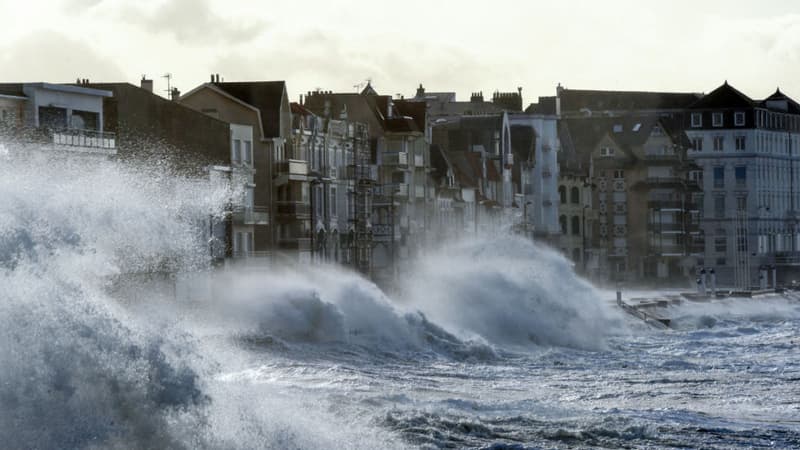 La tempête Eleanor frappe le littoral français