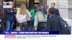 Arras: une minute de silence a eu lieu dans tous les établissements en hommage à Dominique Bernard