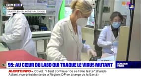 Val d'Oise: à Saint-Ouen-l'Aumône, un laboratoire traque les variants du Covid-19