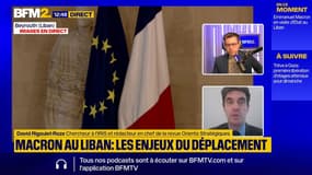 Macron au Liban: Il "vient pour apporter son soutien", explique le chercheur David Rigoulet-Roze