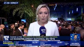 Élections européennes: Marine Le Pen dénonce les "tendances un peu autoritaires, même totalitaires" d'Emmanuel Macron