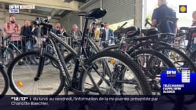 Colmar: une vente aux enchères de vélos abandonnés organisée par la police
