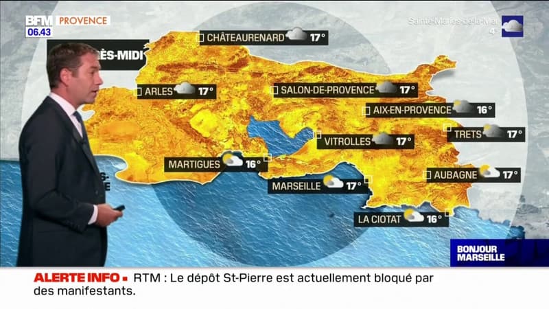 Météo Bouches-du-Rhône: journée particulièrement nuageuse