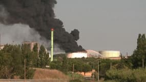 Double incendie sur le site pétrochimique de Berre-l'Etang