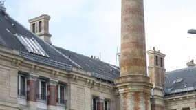 Une centaine de lycéens bloquent le lycée Voltaire à Paris ce jeudi. 