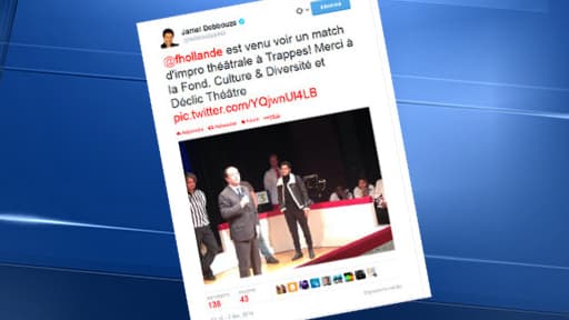 Image publiée sur le compte Twitter de Jamel Debbouze