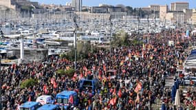 Manifestation du 7 mars à Marseille.